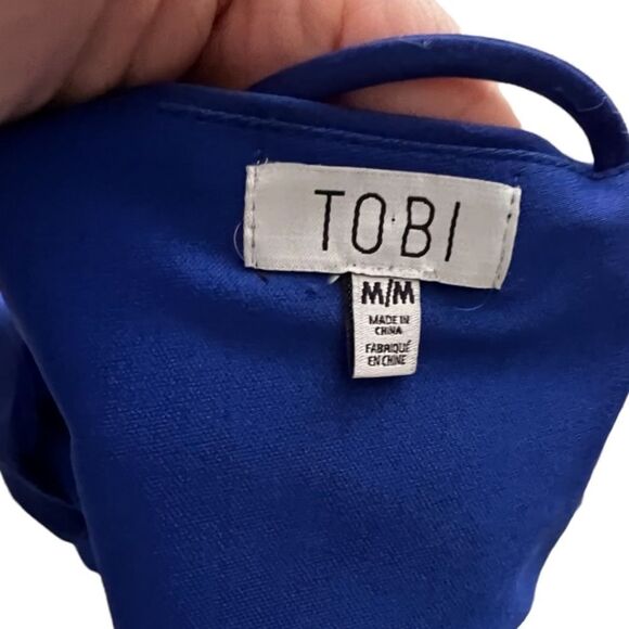 Tobi Blue Mini Dress - Picture 6 of 7